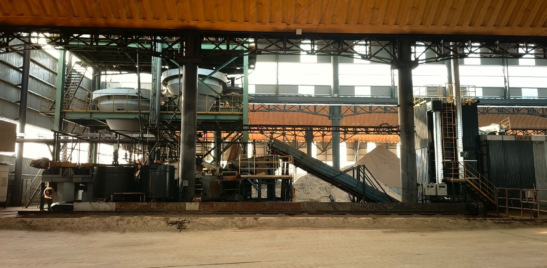 洗砂、烘砂生產(chǎn)線